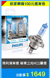 PHILIPS 飛利浦 車燈 璀璨之光 White Vision H11霧燈