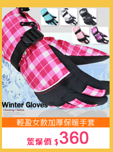 輕盈女款加厚保暖手套 E003-B-014
